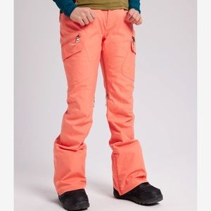 Women’s burton Gloria ski pants persimmon color size small